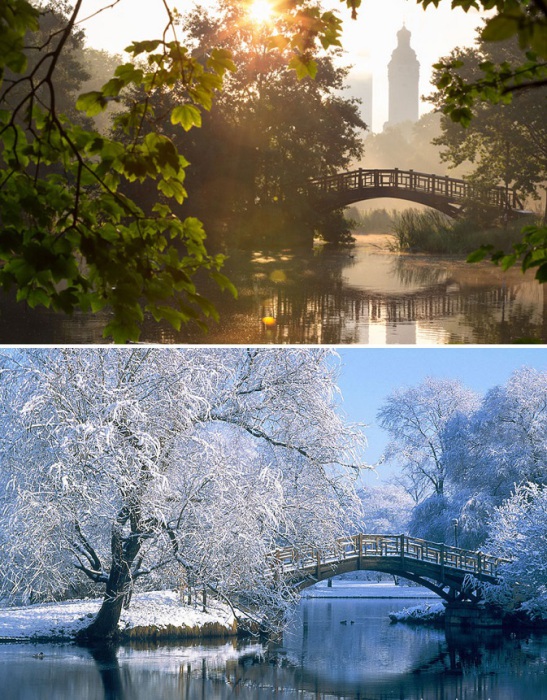 30 невероятных пейзажных фотографий в разные поры года