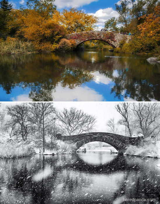 30 невероятных пейзажных фотографий в разные поры года