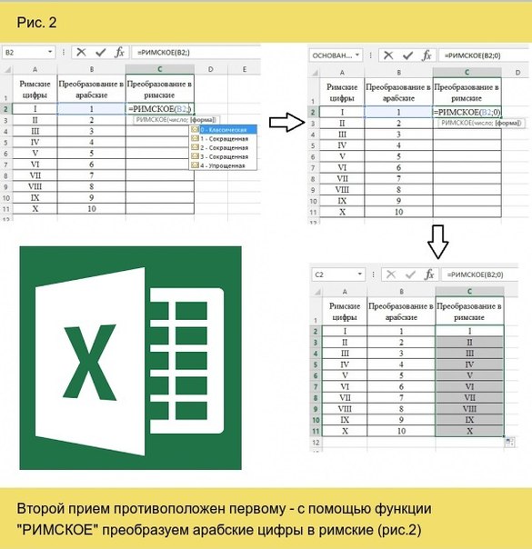 Приемы MS Excel