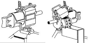 Рисунок двух видов одного из первых 40мм американских гранатометов Mk.18 mod.0 (1962)