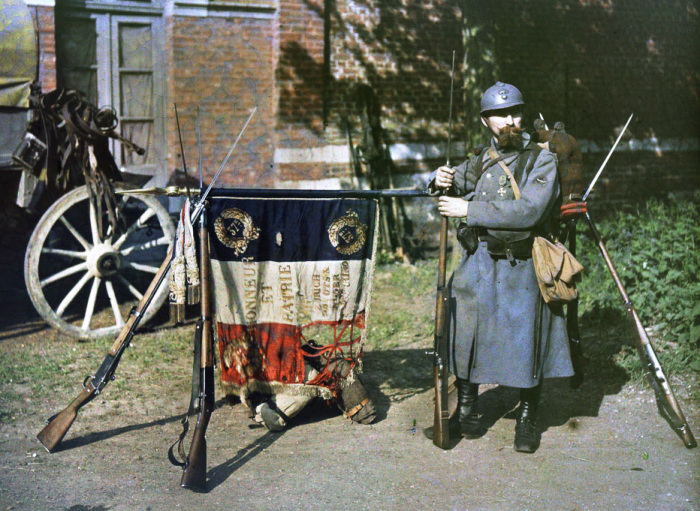 Первая мировая война на цветных фотографиях французских фотографов