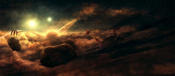 Цифровой дизайн в стиле Шумахера